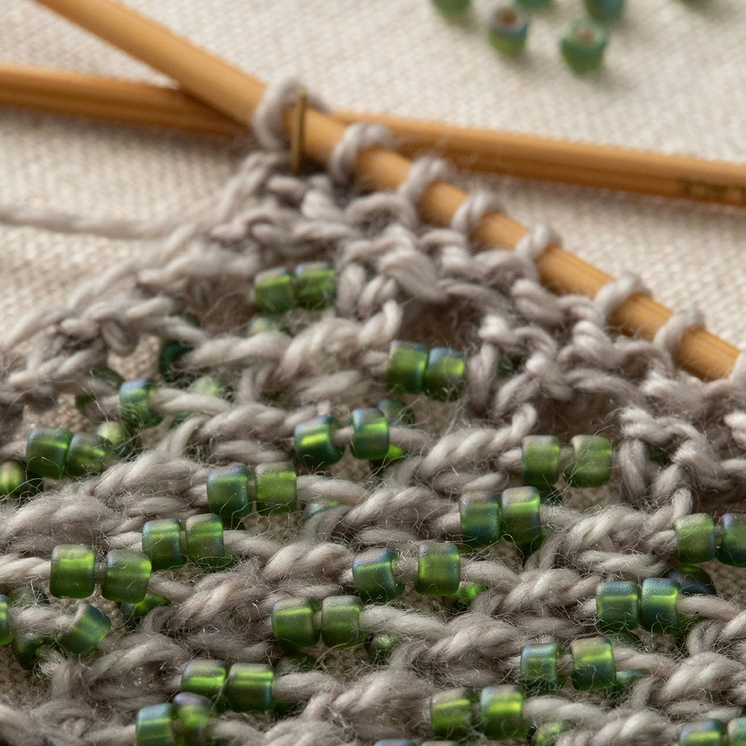 Beaded and Bead Knitting PieceWork