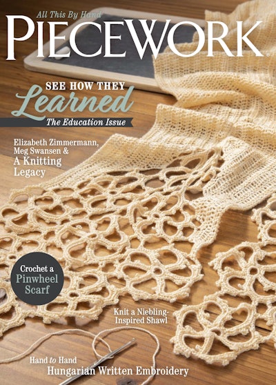 Cover of PieceWork Spring 2023