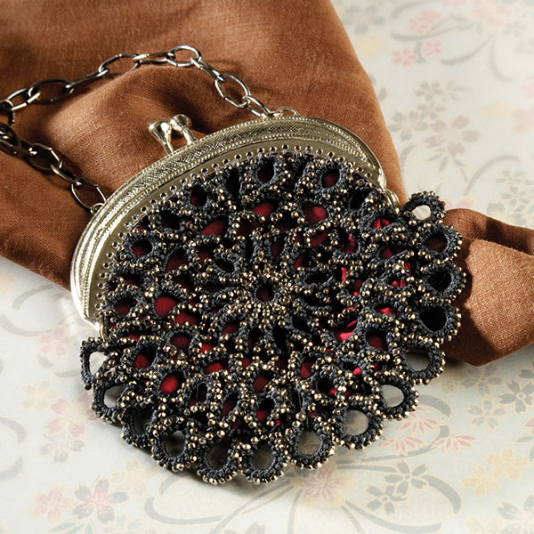 A Victorian Purse in Tatting and Beads Image