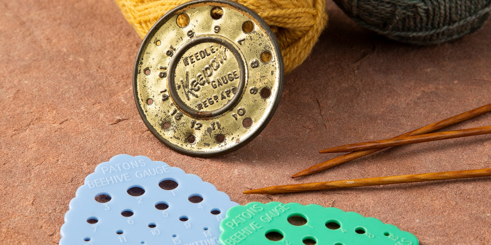 Australian knitting needle gauges piecework