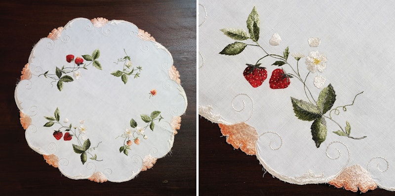 2-5-17 embroidered doily