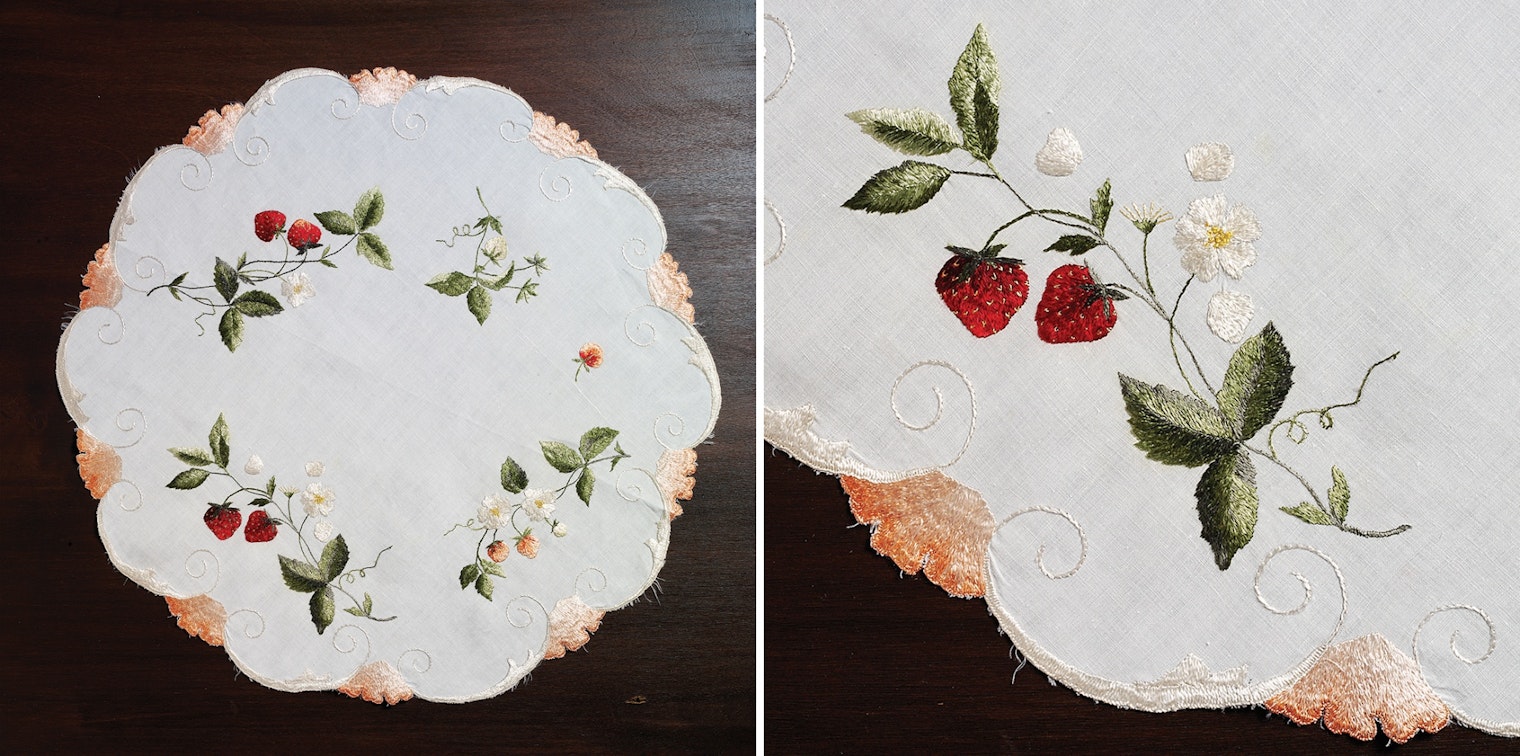2-5-17 embroidered doily