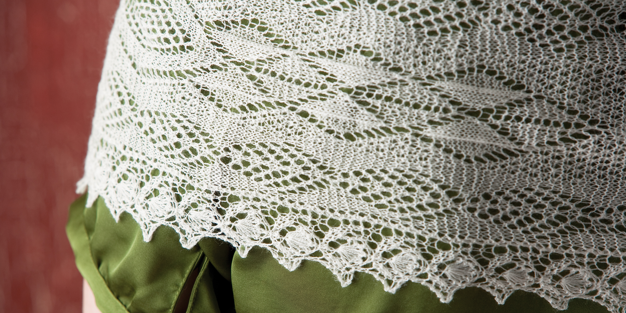 Lace knitting sales