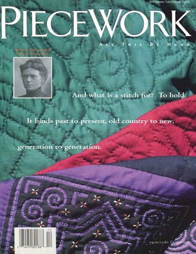 Cover of PieceWork November/December 1993