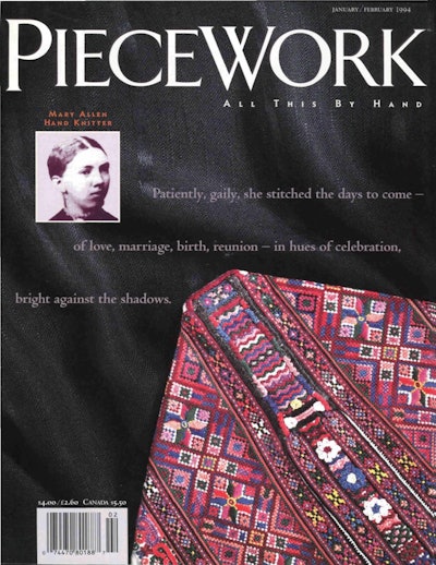 Cover of PieceWork January/February 1994