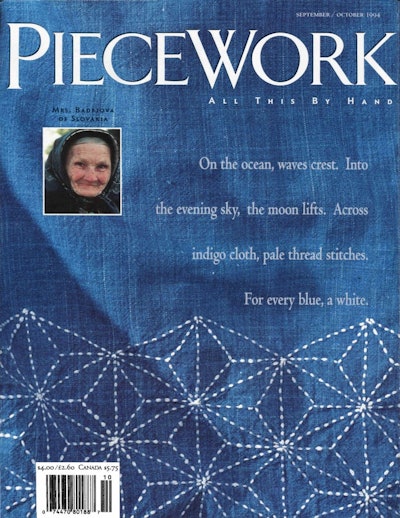 Cover of PieceWork September/October 1994