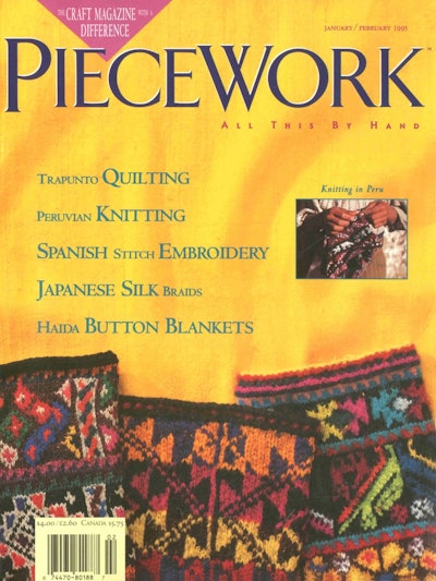 Cover of PieceWork January/February 1995