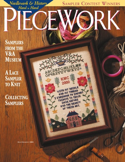 Cover of PieceWork July/August 2001