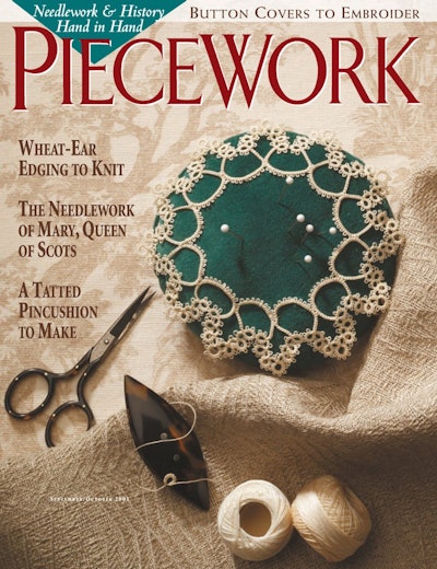 Cover of PieceWork September/October 2001