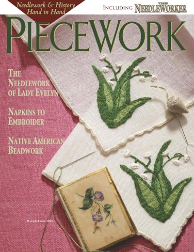 Cover of PieceWork March/April 2002