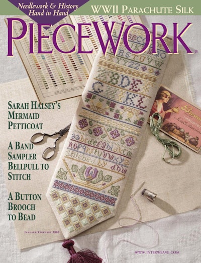 Cover of PieceWork January/February 2003