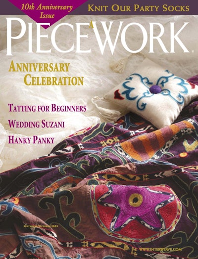 Cover of PieceWork September/October 2003