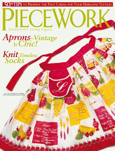 Cover of PieceWork January/February 2006