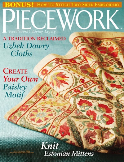 Cover of PieceWork July/August 2006