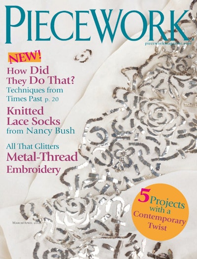 Cover of PieceWork March/April 2008