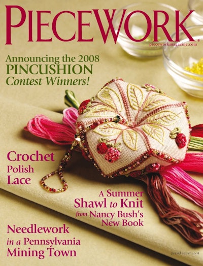 Cover of PieceWork July/August 2008