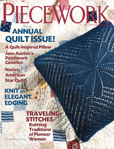 Cover of PieceWork September/October 2008