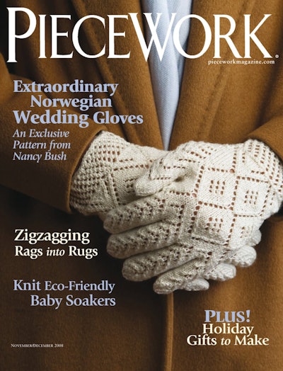 Cover of PieceWork November/December 2008