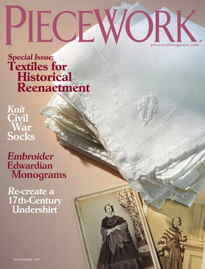 Cover of PieceWork March/April 2009