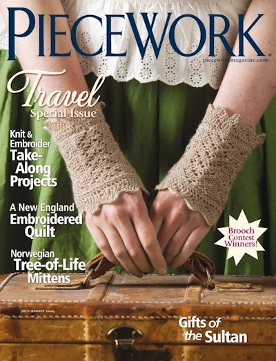 Cover of PieceWork July/August 2009