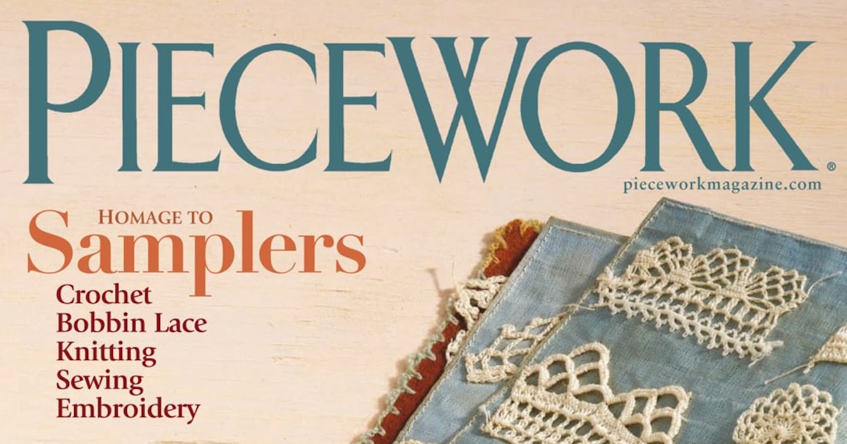 PieceWork July/August 2010 | PieceWork Library