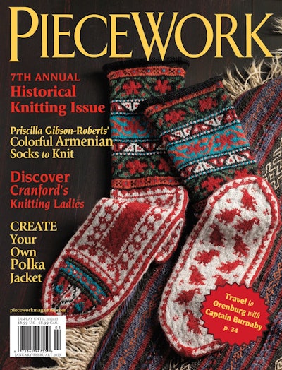 Cover of PieceWork January/February 2013