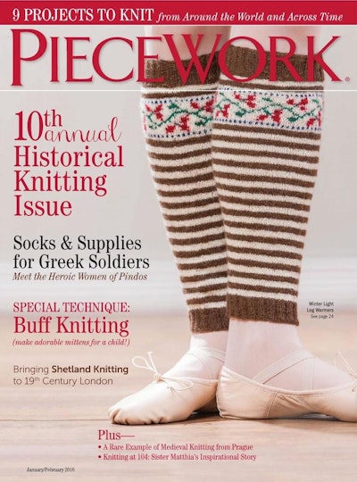Cover of PieceWork January/February 2016