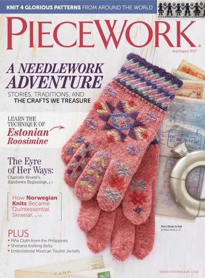 Cover of PieceWork July/August 2017