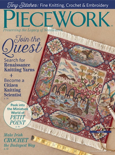 Cover of PieceWork Fall 2018