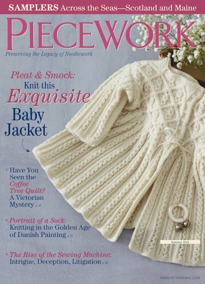 Cover of PieceWork Summer 2019