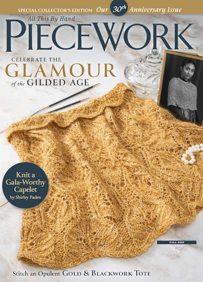 Cover of PieceWork Fall 2023