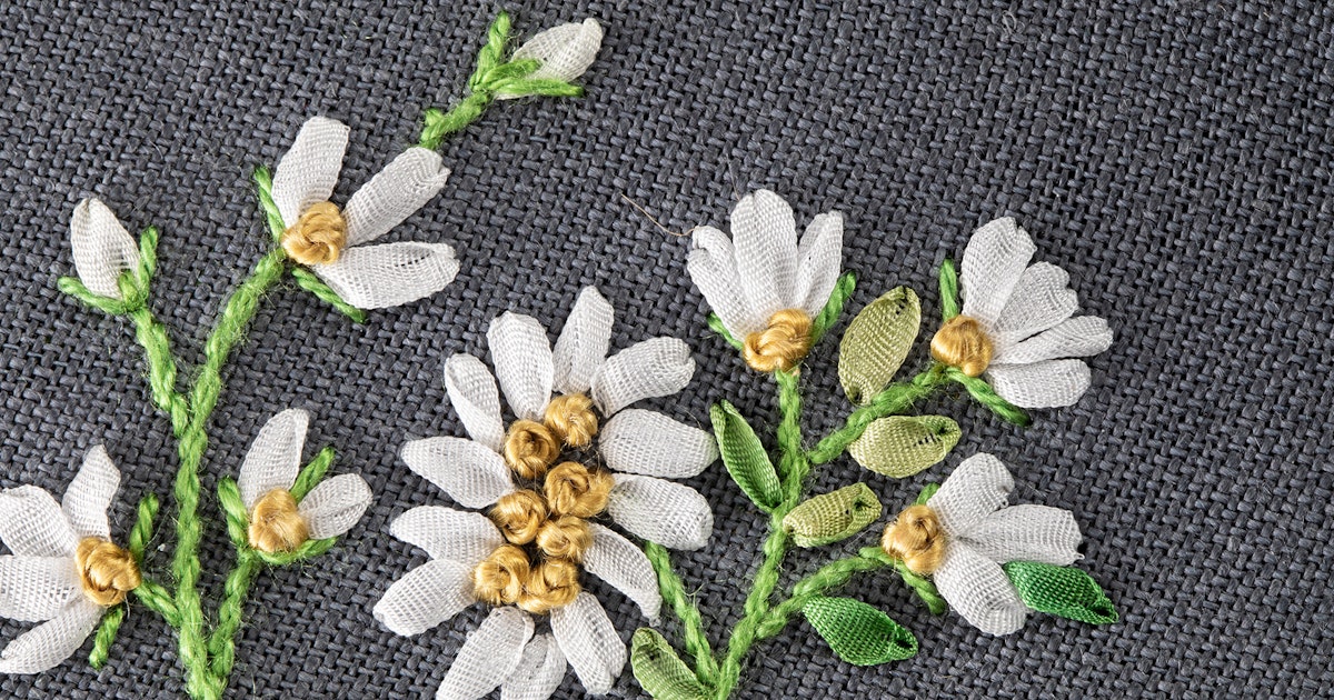 Silk-Ribbon Embroidery How-To | PieceWork silk-ribbon-embroidery-how-to-piecework
