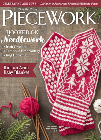 Cover of PieceWork Winter 2023