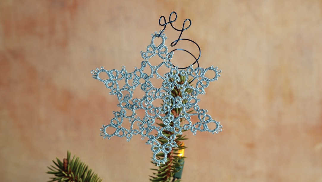 Tat a Winter Star. Find the free instructions in the PieceWork Library.