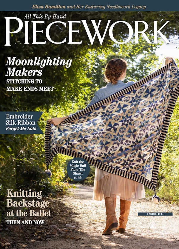 Cover of PieceWork Spring 2024