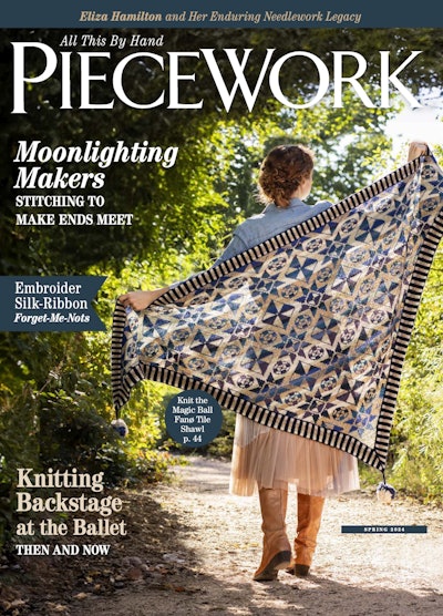 Cover of PieceWork Spring 2024