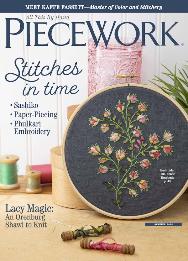 Cover of PieceWork Summer 2024