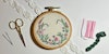 A Summer Wreath in Silk-Ribbon Embroidery Image