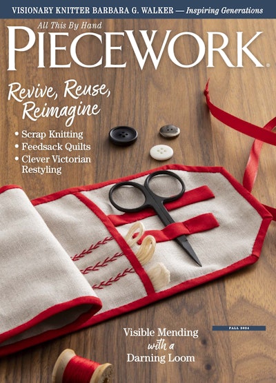 Cover of PieceWork Fall 2024