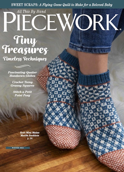 Cover of PieceWork Winter 2024