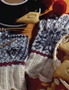 Two-Color Norwegian Gloves Image