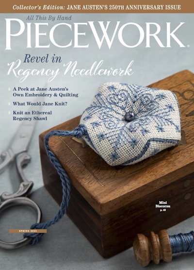 Cover of PieceWork Spring 2025