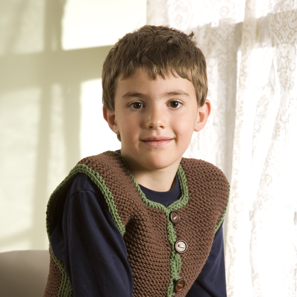 Knit a Child’s Vest Image