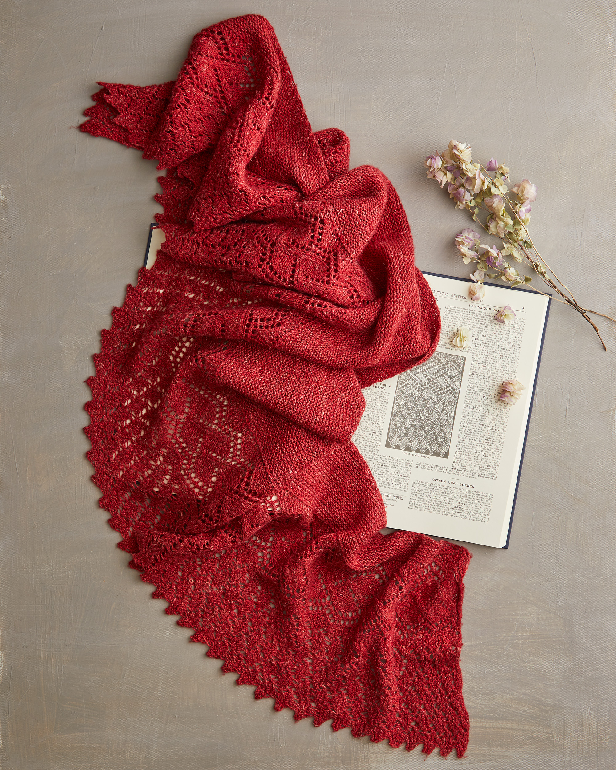 【willfully】volumy arm slit border knit Inspiration Found in a Knitted Victorian Border | PieceWork