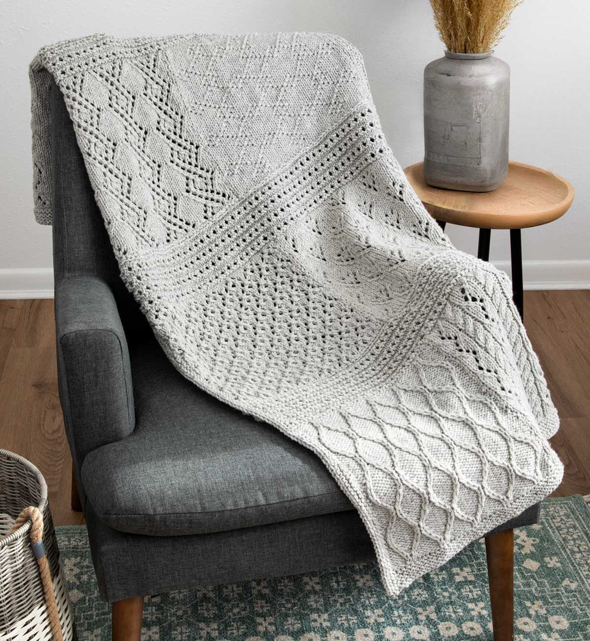 Brooklyn Museum Sampler Throw | Full Pattern, Chart, and Written Instructions Image