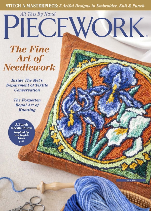 Cover of PieceWork Fall 2025
