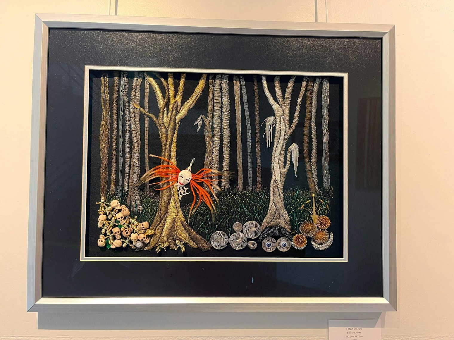 Celine’s “Once Upon a Time” embroidery piece. Photo courtesy of the maker