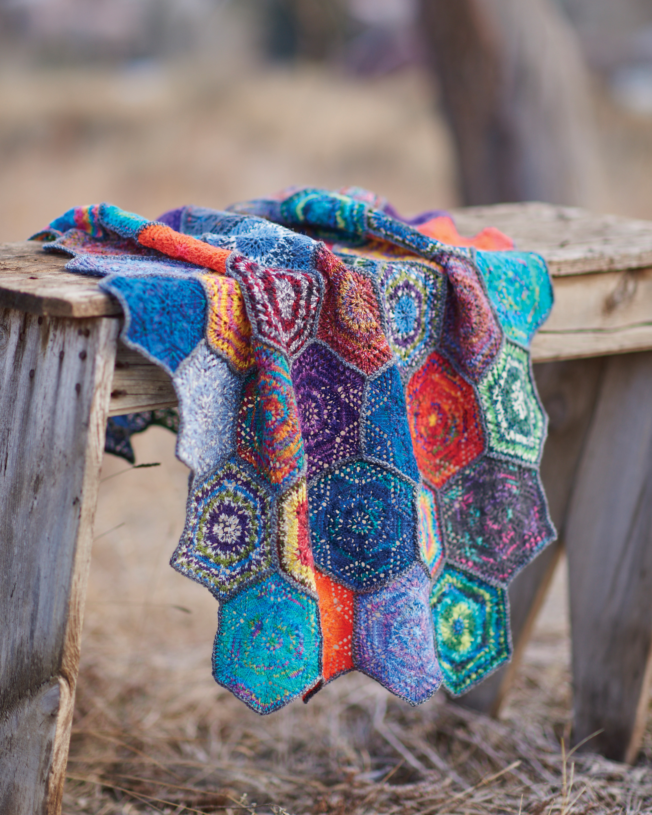 Margarita’s Coverlet: The Hexagon Honey Comb Quilt Top Reimagined Image