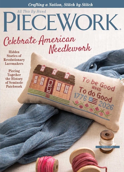 Cover of PieceWork Spring 2026