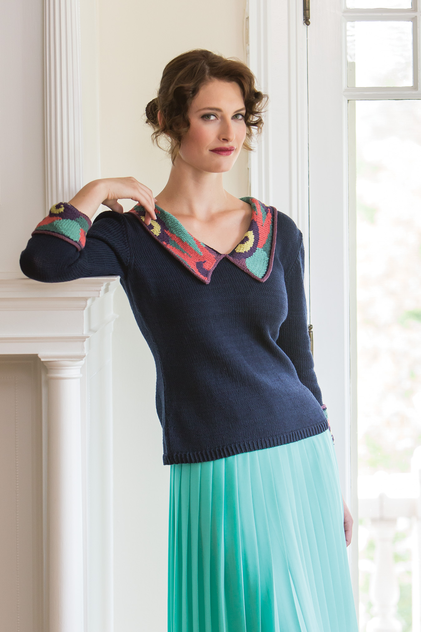 Floral Finery Pullover Image